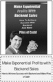 Thumbnail Make Exponential Profits with Backend Sales (PLR)
