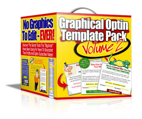 Product picture Graphical Optin Template Pack Volume 2 (MRR)