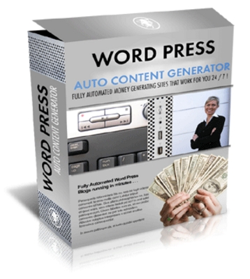 Product picture Word Press Auto Content Generator Script (MRR)