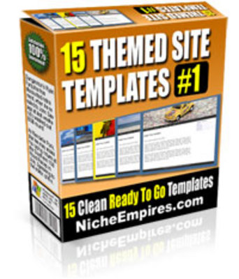 Product picture 15 Themed Site Templates Vol.1 (MRR)