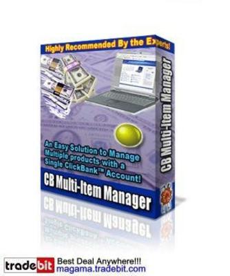 Product picture CB Multi-Item Manager: Manage ClickBank  Products (MRR)