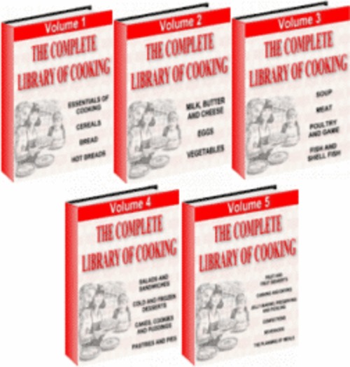 Product picture The Complete Library Of Cooking Vol. 1 - 5